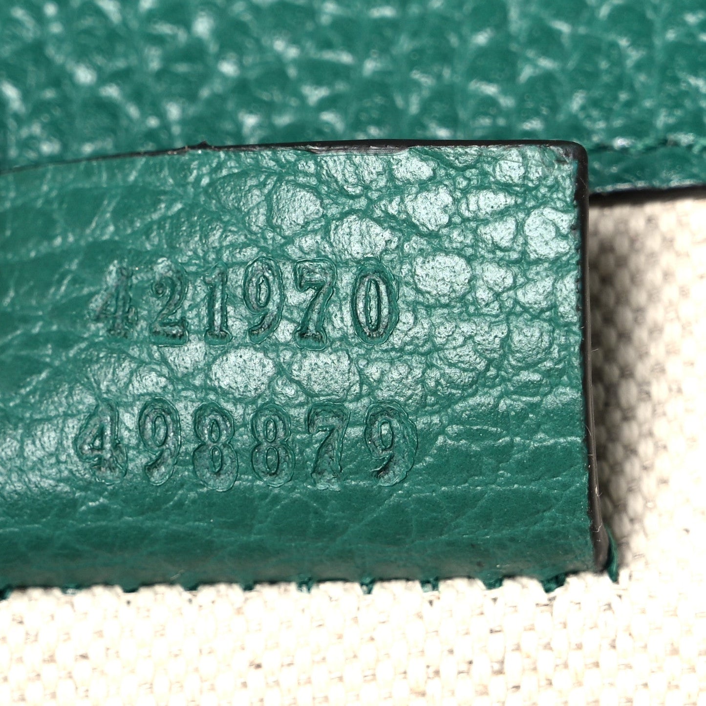 Calfskin Mini Dionysus Shoulder Bag Emerald