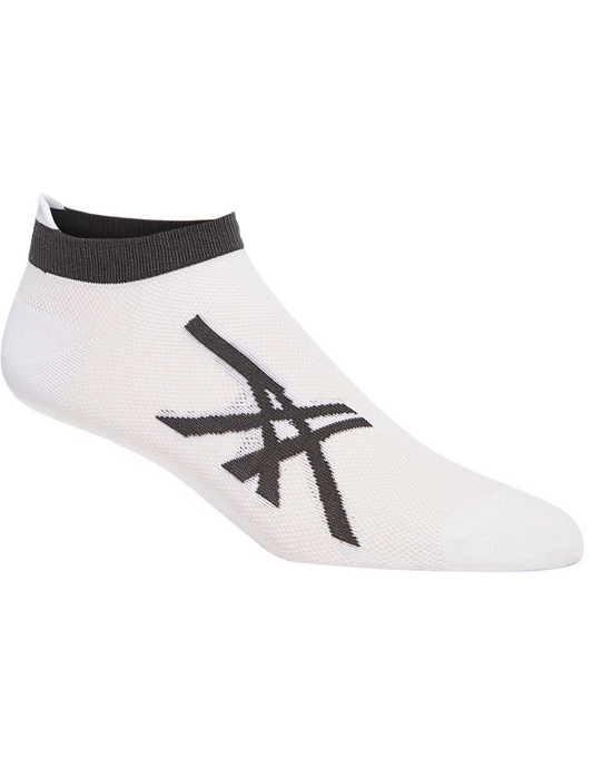Light Mesh Ankle Socks : White / Grey