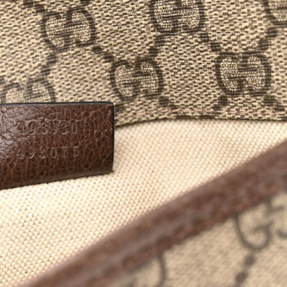 GG Supreme Monogram Neo Vintage Web Belt Bag Brown