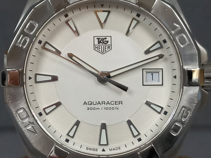 Tag Heuer Aquaracer White Dial Watch for Men - WAY1111.BA0928