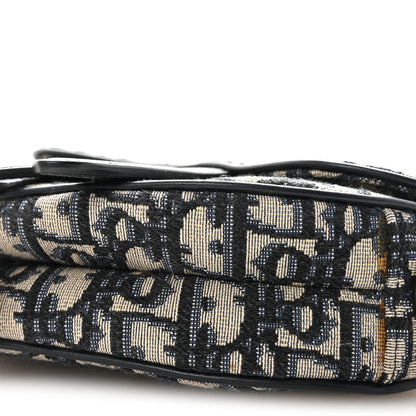 Oblique Mini Saddle Bag Blue