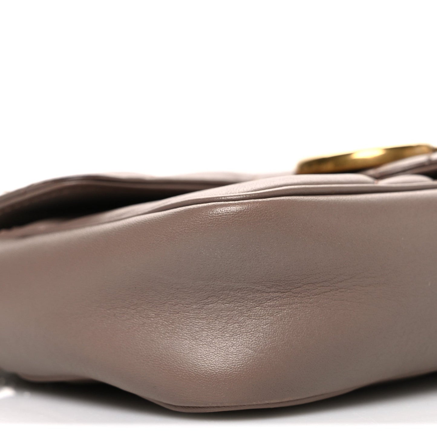 Calfskin Matelasse Super Mini GG Marmont Shoulder Bag Porcelain Rose