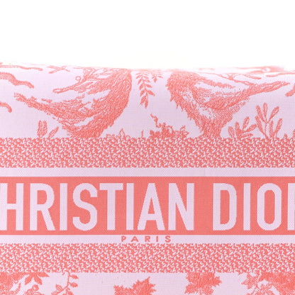 Technical Fabric Toile De Jouy Soleil DiorTravel Nomad Pouch Coral