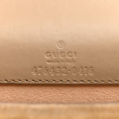 GG Supreme Monogram Super Mini Dionysus Shoulder Bag Taupe
