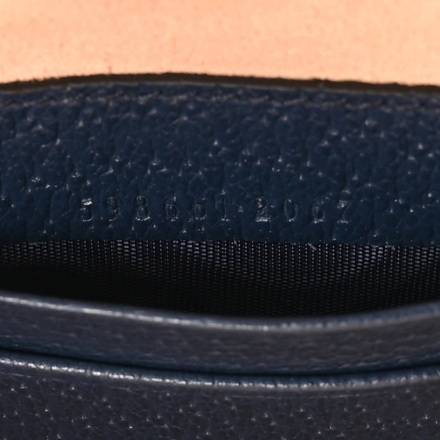 Textured Calfskin Web Mini Ophidia Round Backpack Blue Agata