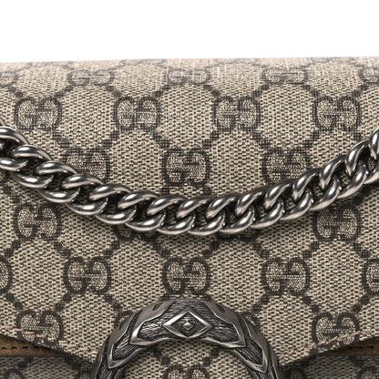 GG Supreme Monogram Small Dionysus Shoulder Bag Taupe