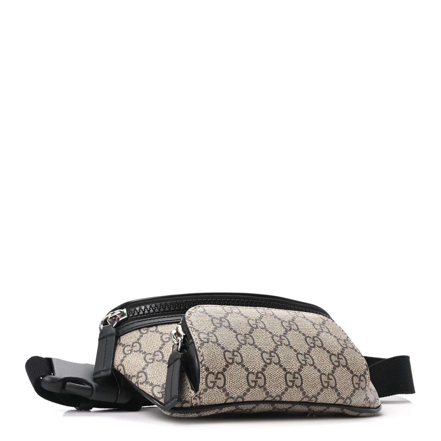 GG Supreme Monogram Belt Bag Black
