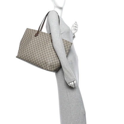 GG Supreme Monogram Medium Ophidia Shopping Tote Ebony