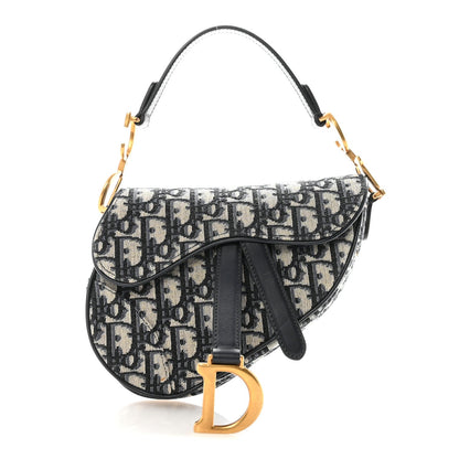 Oblique Mini Saddle Bag Blue