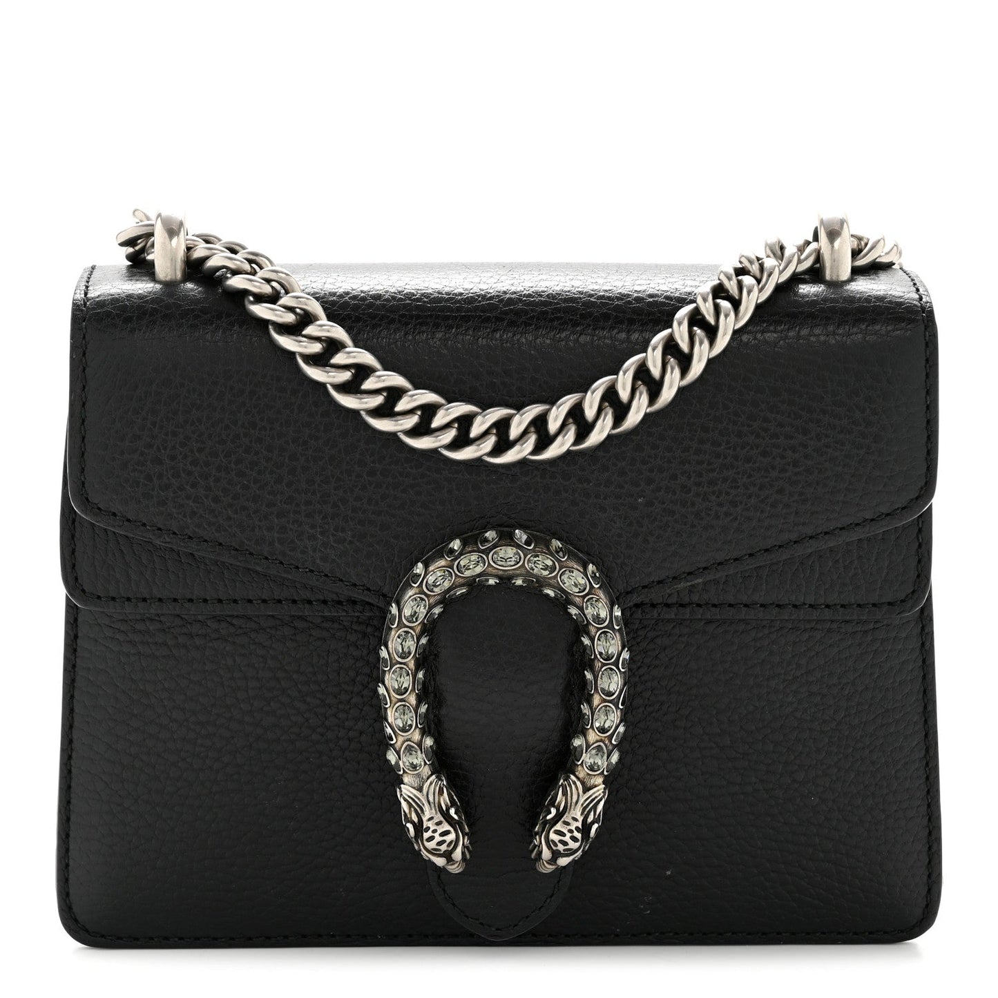 Calfskin Mini Dionysus Shoulder Bag Black