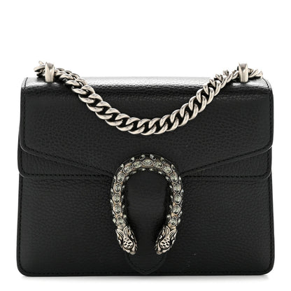 Calfskin Mini Dionysus Shoulder Bag Black
