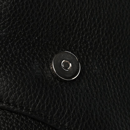 Grained Calfskin Kim Jones Saddle Bag Black