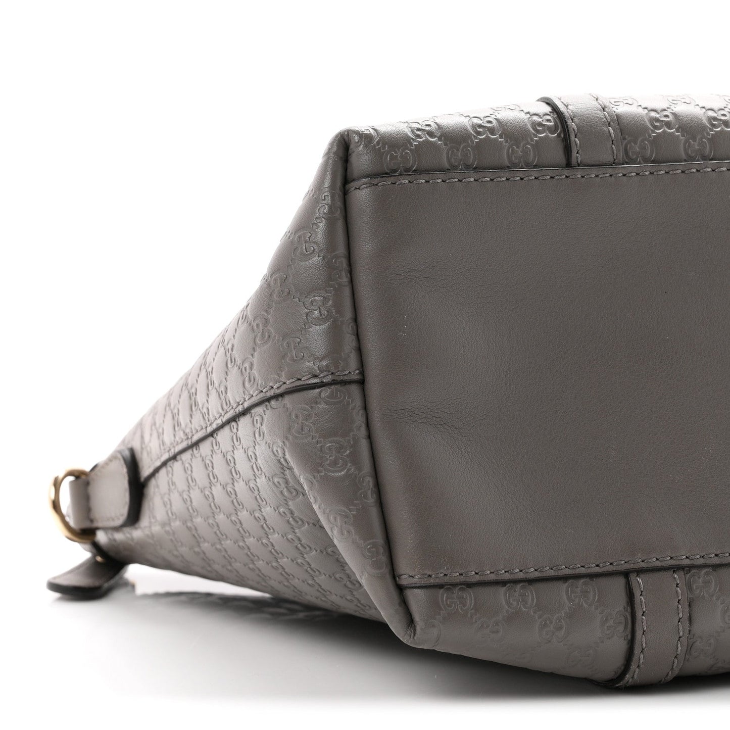 Soft Microguccissima Small Zippered Satchel Loess