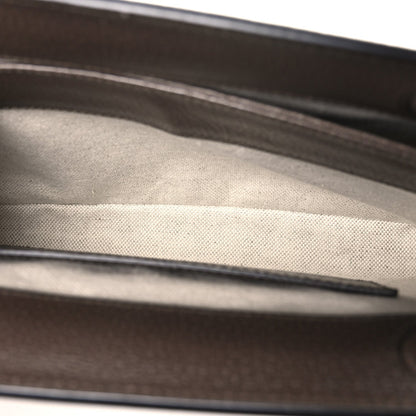 Monogram Jumbo GG Textured Dollar Calfskin Web Small Ophidia Chain Shoulder Bag Camel Ebony New Acero