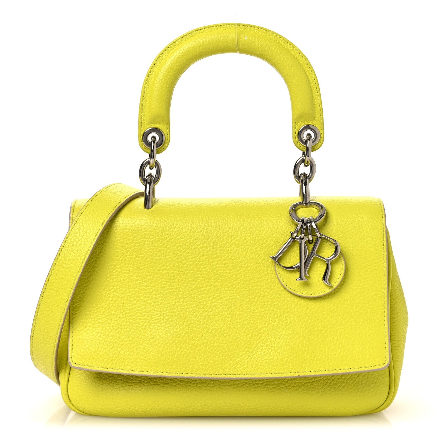 Bullcalf Mini Be Dior Flap Vert Acide
