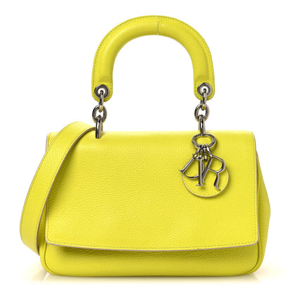 Bullcalf Mini Be Dior Flap Vert Acide