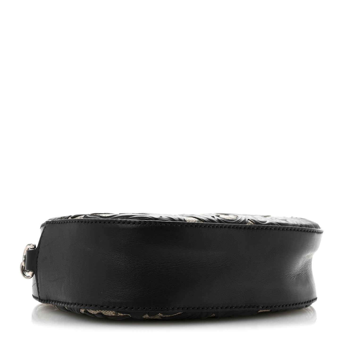 GG Supreme Monogram Arabesque Mini Chain Shoulder Bag Beige Black