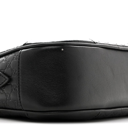 Microguccissima Mini Bree Messenger Bag Black