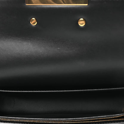 Calfskin Graffiti Printed Miss Dior Flap Black White