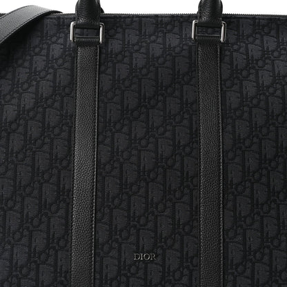 Maxi Oblique Jacquard Weekender 40 Black