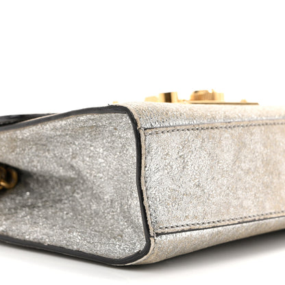 Galassia Small Padlock Shoulder Bag Platino