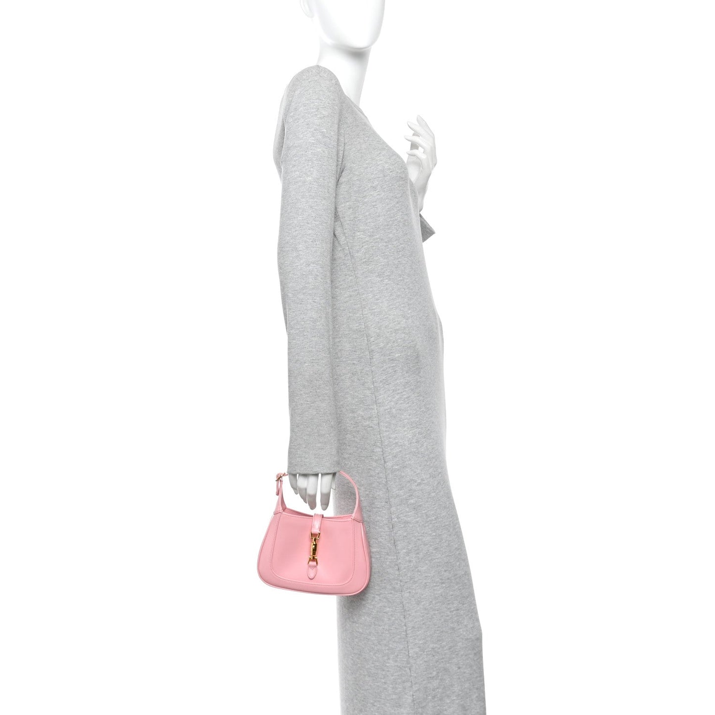 Boarded Dyana Lux Calfskin Mini Jackie 1961 Hobo Wild Rose