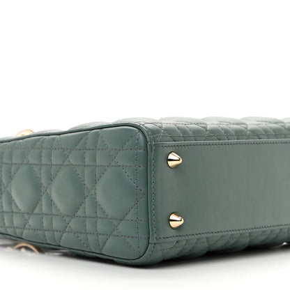 Lambskin Cannage Small My ABCDior Lady Dior Army Green