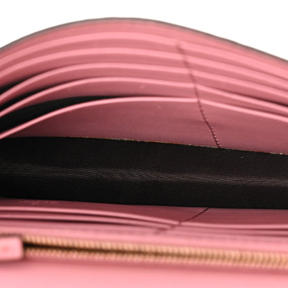 Guccissima Icon Chain Wallet Carmine Rose