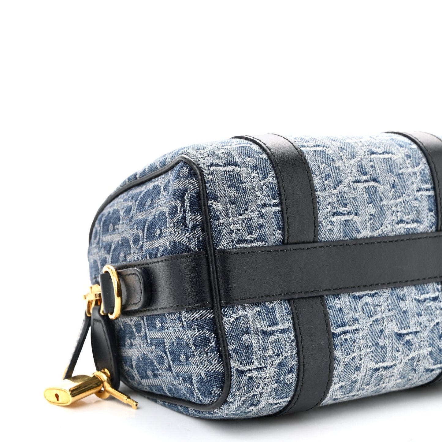 Denim Oblique Groove 20 Bag Blue