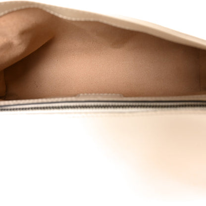 Calfskin Matelasse Small GG Marmont Shoulder Bag White