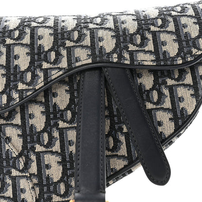 Oblique Mini Saddle Bag Blue