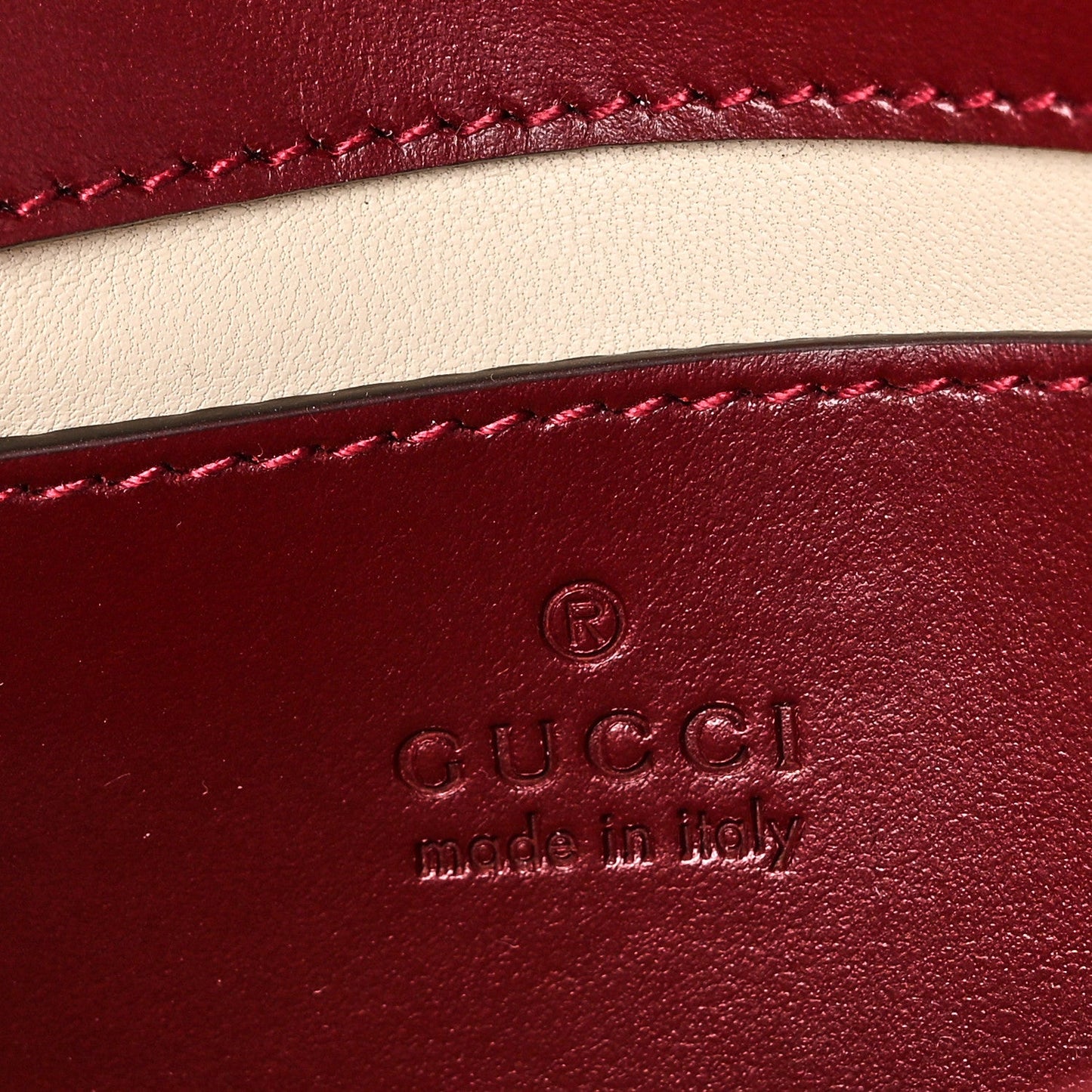 Calfskin Matelasse Mini GG Marmont Shoulder Bag Rosso Ancora