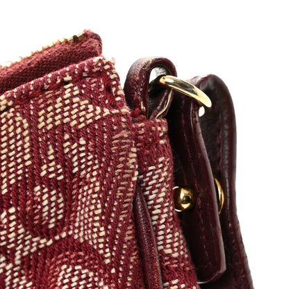 Monogram Mini Saddle Pochette Burgundy