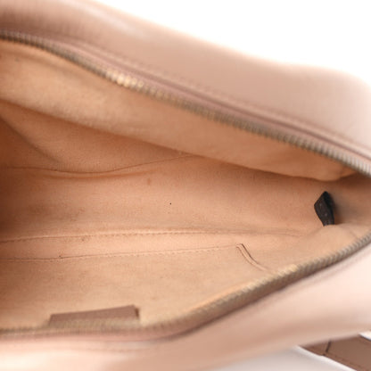 Calfskin Matelasse Small GG Marmont Chain Shoulder Bag Porcelain Rose