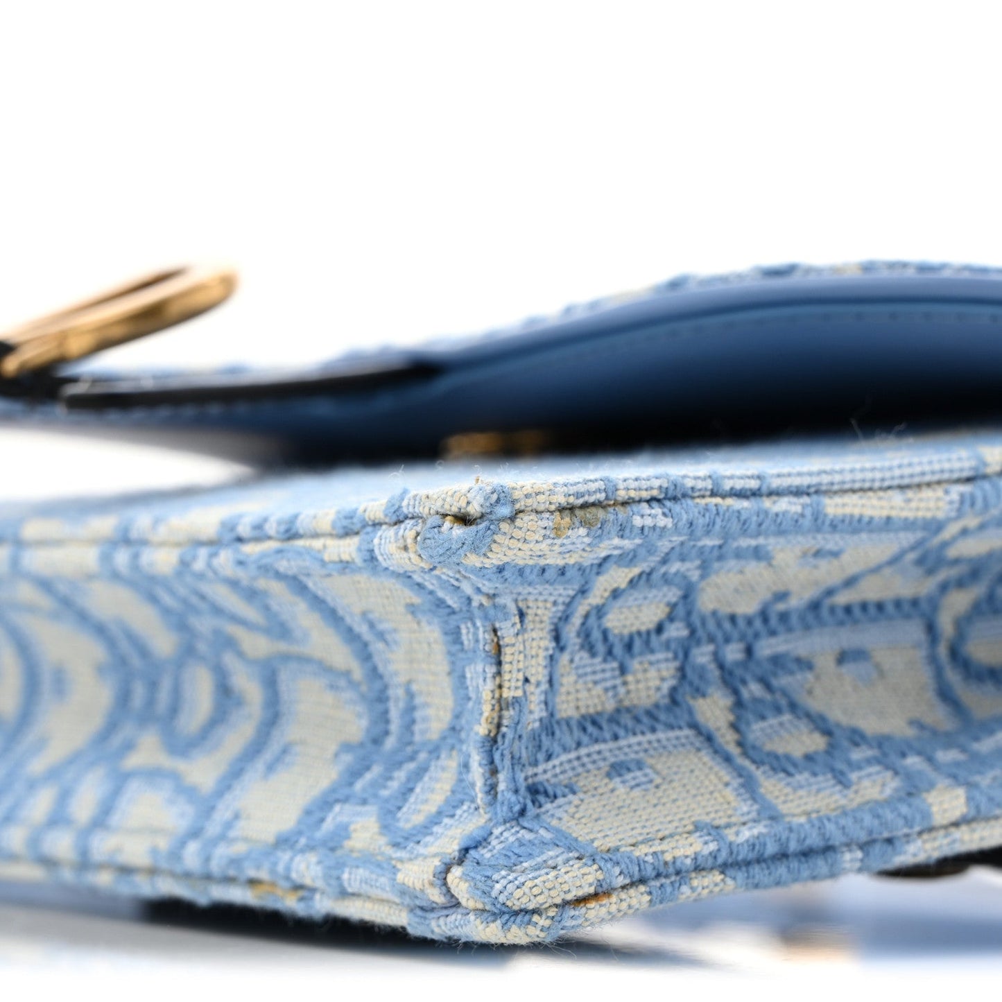 Oblique Saddle Belt Bag Cornflower Blue