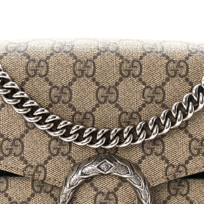 GG Supreme Monogram Small Dionysus Shoulder Bag Black