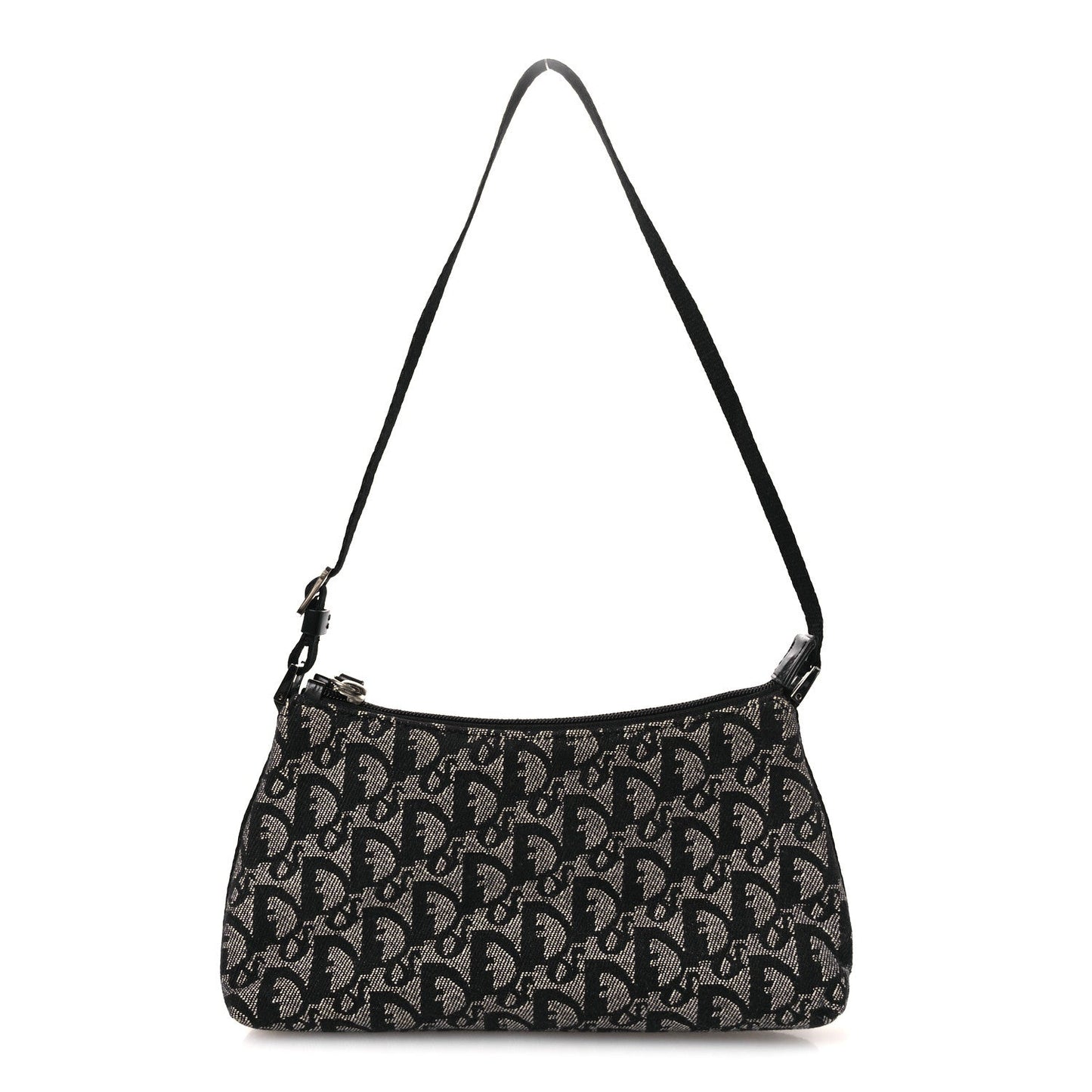 Monogram Shoulder Bag Pochette Black