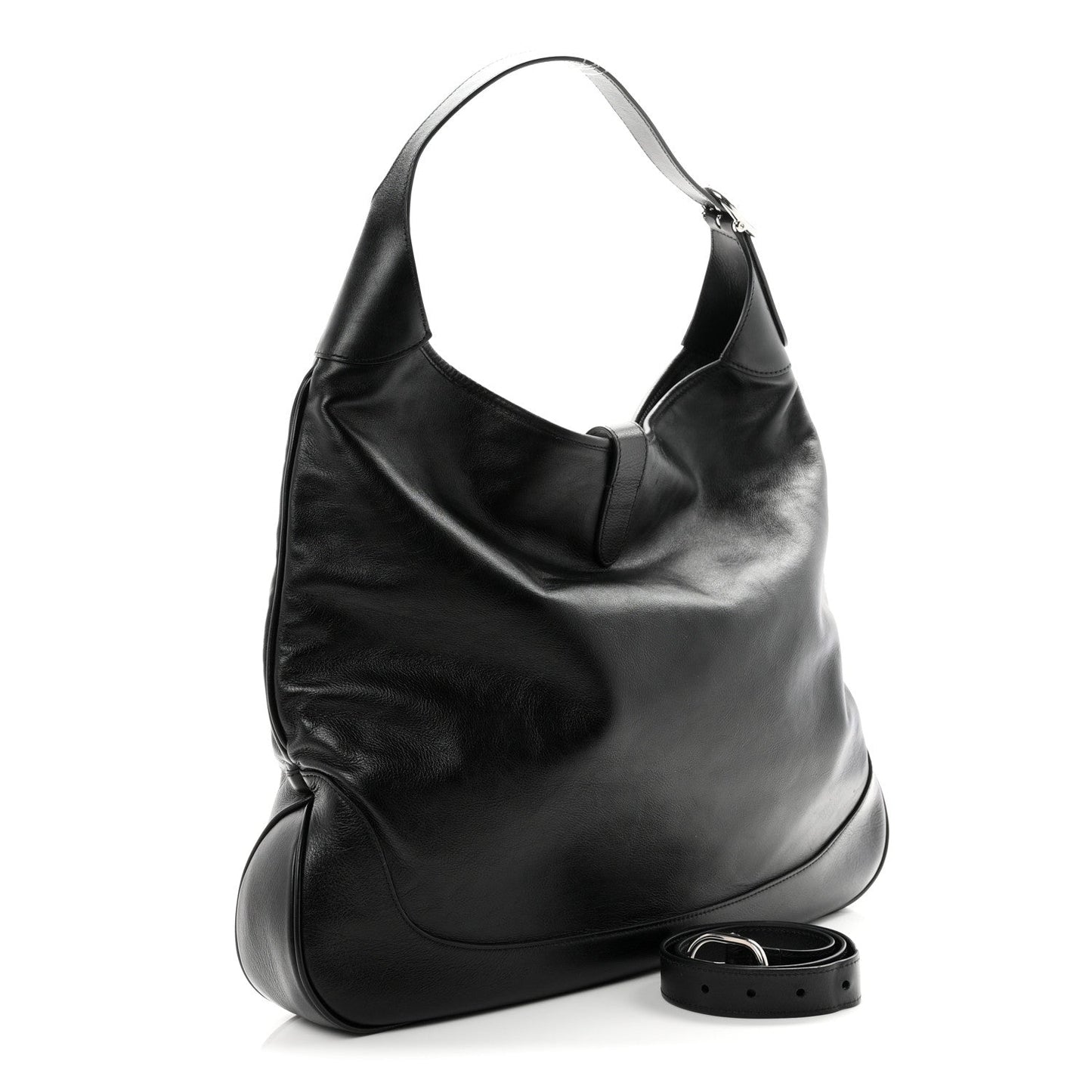 Calfskin Large Jackie 1961 Shoulder Bag Black