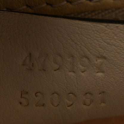 GG Supreme Monogram Medium Padlock Tote White