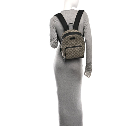 GG Supreme Monogram Small Eden Day Backpack Black