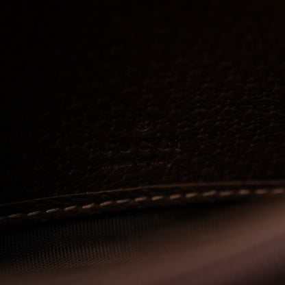 GG Supreme Monogram Web Ophidia Wallet On Chain Brown