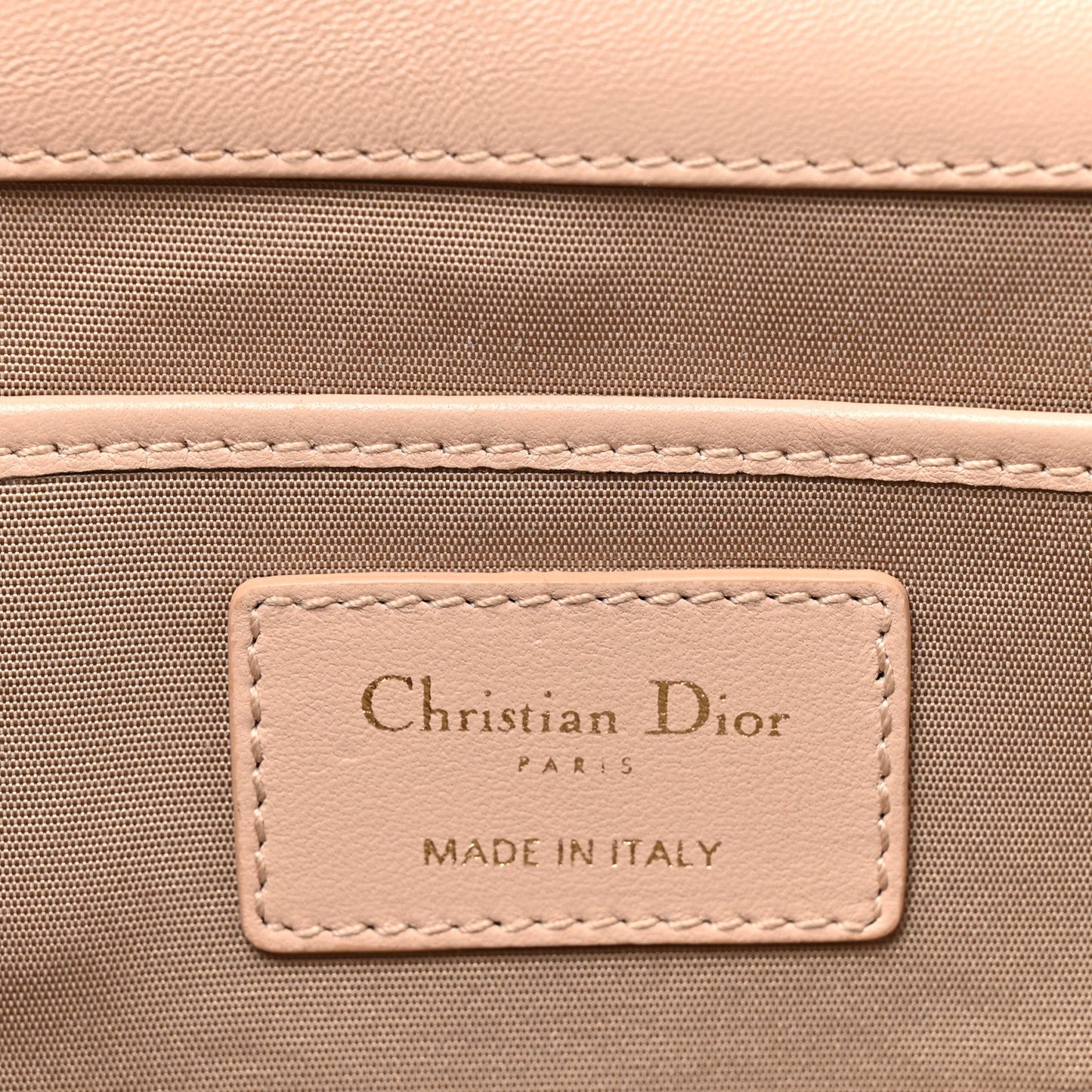 Lambskin Cannage Lady Dior Convertible Clutch Pink