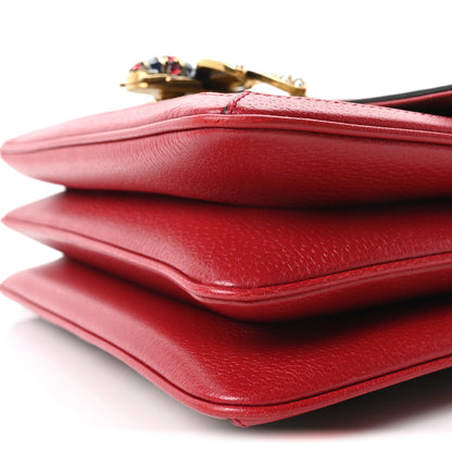 GG Supreme Monogram Medium Queen Margaret Shoulder Bag Red
