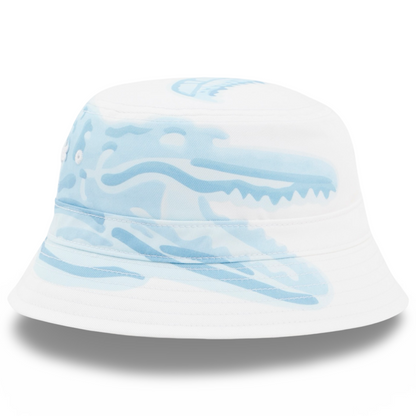 “LACOSTE PRINTED COTTON TWILL BUCKET HAT