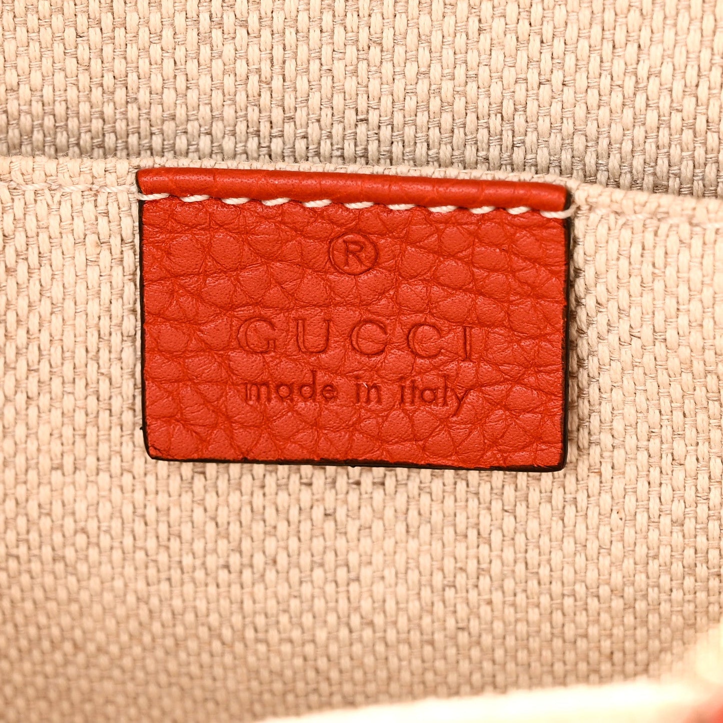 Pebbled Calfskin Small Soho Disco Bag Sun Orange