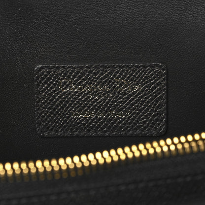 Grained Calfskin Medium St. Honore Tote Black