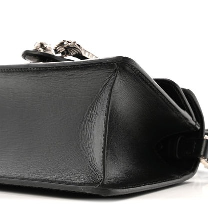 Satin Crystal GG Monogram Mini Dionysus Top Handle Bag Black