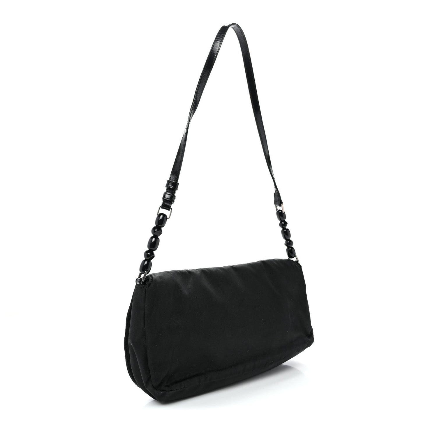 Nylon Malice Shoulder Bag Black