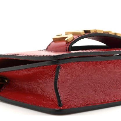 Calfskin J'Adior Chain Flap Bag Red