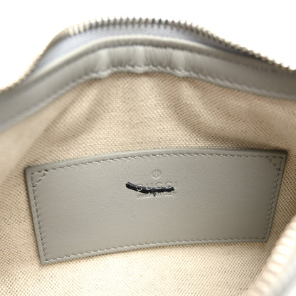 Shine Guccissima Emblem Small Shoulder Bag Silver
